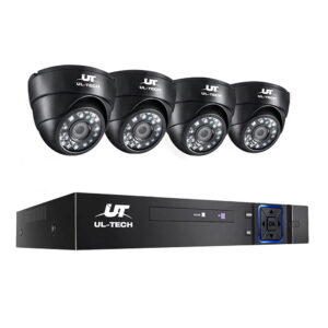 nnedsz cctv security camera home system dvr 1080p ip long range 4 dome cameras