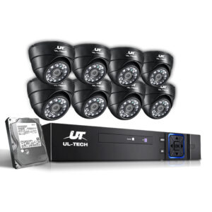 nnedsz cctv security system 2tb 8ch dvr 1080p 8 camera sets