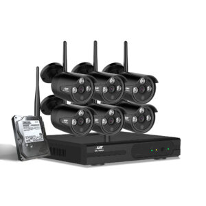 nnedsz cctv wireless security system 2tb 8ch nvr 1080p 6 camera sets