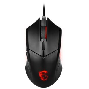msi clutch gm08 rgb optical gaming mouse black