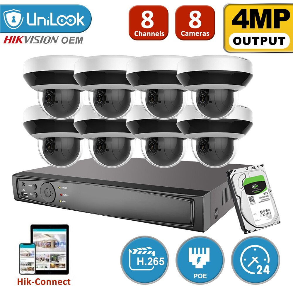 hikvision oem 8ch 4mp cctv system h.265+ nvr with ptz ip kit hikvision oem 8ch 4mp cctv system h.265+ nvr with ptz ip kit