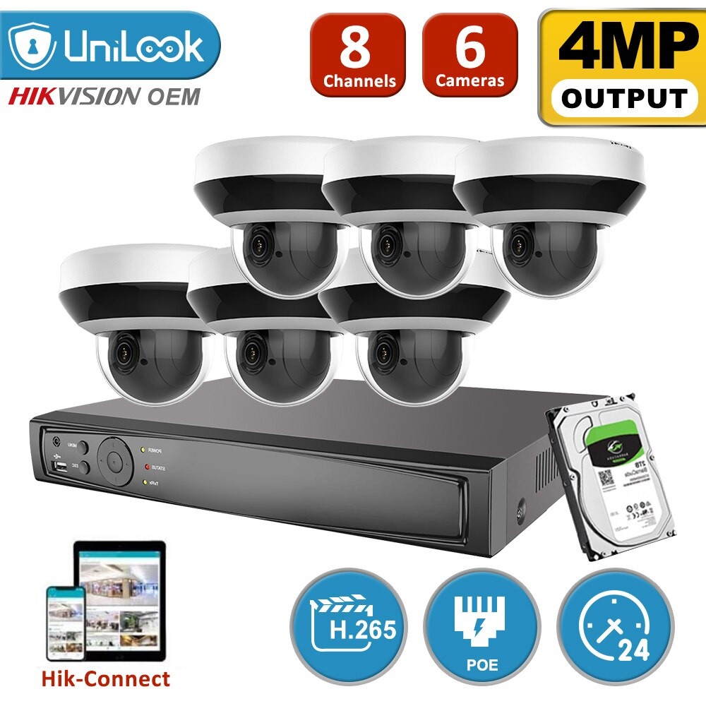 hikvision oem 8ch 4mp cctv system h.265+ nvr with ptz ip kit hikvision oem 8ch 4mp cctv system h.265+ nvr with ptz ip kit