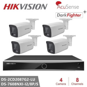 hikvision cctv kit 4k 8ch 8mp security kit colorvu system